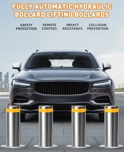 Bolardos Automáticos Zhanjiang de Acero Inoxidable 304, Columna Hidráulica de Elevación Totalmente Automática, Bolardo de Seguridad Vial de Acero Inoxidable - Product Image 2