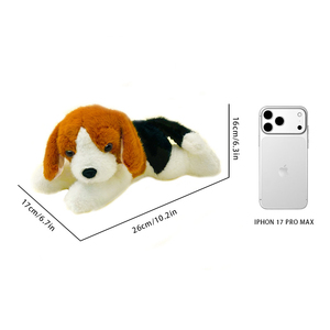 Peluche de chien réaliste en gros, jouet en peluche <span class=keywords><strong>mignon</strong></span>, <span class=keywords><strong>chiot</strong></span> chihuahua, <span class=keywords><strong>beagle</strong></span> en peluche - Product Image 4