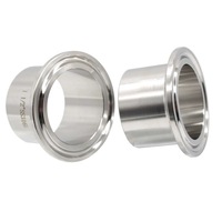 Embout sanitaire en acier inoxydable poli L=21,5 mm à souder