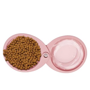 ชุดชามอาหารและน้ำพกพาสำหรับสัตว์เลี้ยงแบบพับได้ ทำจากซิลิโคน สำหรับแมวและสุนัข - Product Image 2