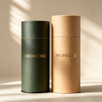 Boîte Cadeau Cylindrique Rigide Haut de Gamme avec Logo Personnalisé, Finition Mate pour Bouteilles de Parfum, Huiles Essentielles, Pinceaux de Maquillage et Cosmétiques