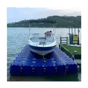 Plate-forme de bateau pour quai de passerelle flottante en HDPE