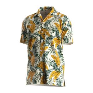 Chemise à manches courtes imprimée 3D hawaïenne, personnalisée, à séchage rapide, avec boutons et motif floral, pour l'été, vêtements de plage - Product Image 1