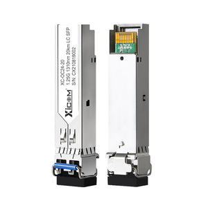 โมดูล SFP xicom 1.25G 1310nm ตัวรับส่งสัญญาณไฟเบอร์ออปติกโหมดเดียว20km LC สำหรับสาย LAN - Product Image 1