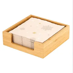 Деревянная бумажная коробка для полотенец