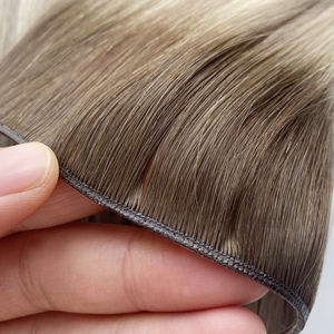 Extension per Capelli Corti Senza <span class=keywords><strong>Ritorno</strong></span>, Senza Cuciture, Comfort e Aspetto Naturale, Effetto Genius Weft che Si Sente Come i Propri Capelli - Product Image 4