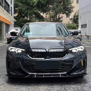 Spoiler de pare-chocs avant pour BMW I3 2022 2023 Noir brillant Protection inférieure de pare-chocs Lame séparatrice Styling automobile - Product Image 6