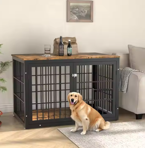 Fábrica de lujo de alta calidad de alta resistencia de madera grande perro cajón muebles casas de mascotas - Product Image 2