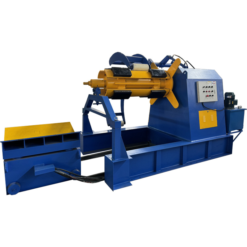 Bricks Making Machines 5T/8T/10T/15T/20T Sheet Metal Hydraulic Decoiler Machine WIth Loading Car for Tile Making Machinery