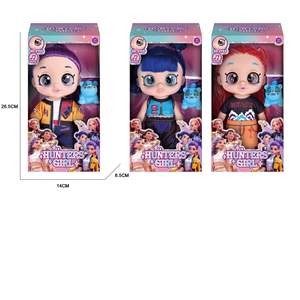 Chanson de film musical, yeux 5D, groupe de chasseurs de sorcières, jouet en plastique articulé à 5 points, 10 pouces, 13 pouces, poupée tigre bleu pour 0-24 mois - Product Image 5