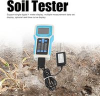 Testeur de sol 5 en 1 avec 5 sondes, mesure de la température, de la conductivité, du NPK, du pH, analyseur de sol portable