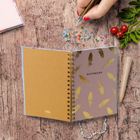 Agenda spirale personnalisé haut de gamme 2027 en gros, couverture rigide, reliure à spirale, avec bande élastique et onglets pour une planification optimisée