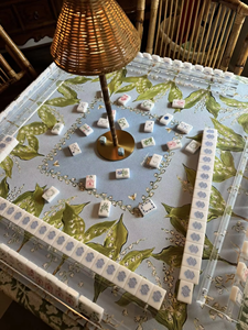 Tappetino per Mahjong in Pelle Artificiale 31,5x31,5 Pollici - Portatile, Resistente, Impermeabile, Pieghevole, Adatto per Casa e Casinò - Product Image 5