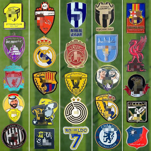 Fußball-Meister-Awards Metall-Team-Logo Handy-Aufkleber & Abzeichen Langlebig Großpackung für Fan-Artikel & Zeremonien - Product Image 2