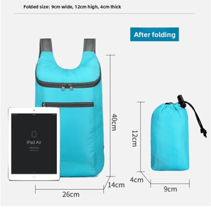 Outdoor portable skin <b>bag</b>, shoulder-style, lightweight, foldable, sports backpack, travel <b>bag</b>, gift <b>bag</b>. - Product Image 2