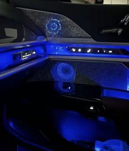 Housse de haut-parleur automobile, ambiance intérieure, LED, <span class=keywords><strong>porte</strong></span> de voiture, tableau de bord, haut-parleur sonore, tweeter, lampe, adapté à la nouvelle série 7 de BMW G70 - Product Image 4