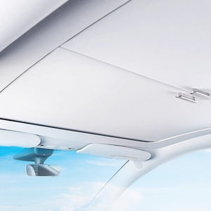 Pare-soleil de toit en verre Kction pour <span class=keywords><strong>Tesla</strong></span> modèle <span class=keywords><strong>Y</strong></span> 2021-2025 nouvelle mise à niveau pare-soleil rétractable toit ouvrant avant arrière lucarne - Product Image 2