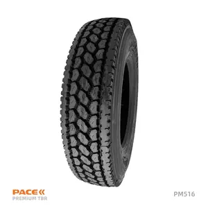 PACE品牌卡车轮胎，适用于11r22.5 295 75r22.5 285 75r22.5 DOT批准的PM516 7年250000千米里程保修