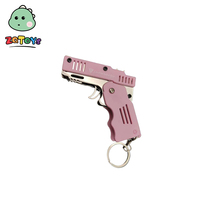 Pistol Karet Tembak Target Kompetitif Zhiqu untuk Anak-anak, Dilengkapi Trigger, Bahan ABS