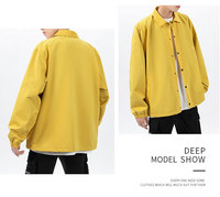 Veste Coach Légère pour Homme, Logo Personnalisé, Style Vintage, Coupe-Vent Imperméable avec Boutons, Taille XS, Réversible Teintée