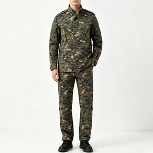 Uniforme de Camuflaje Estilo ACU de Alta Resistencia, Ropa Táctica Ripstop para Entrenamiento Profesional y Misiones - Product Image 1