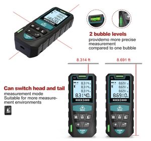 लेजर माप 165 फीट डिजिटल लेजर दूरी मीटर - Product Image 2