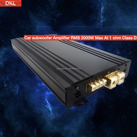 Amplificateur de subwoofer pour voiture de qualité sonore aux États-Unis RMS 2000W Class D Peak 4000W SPL strong Bass Car Amplifier Monoblock
