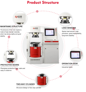 Lage Prijs 1000kn/2000kn/3000kn Betonnen Kubus Compressie Testen Machine Elektrische Controle Compressie <span class=keywords><strong>Tester</strong></span> Comprimeren Machine - Product Image 5