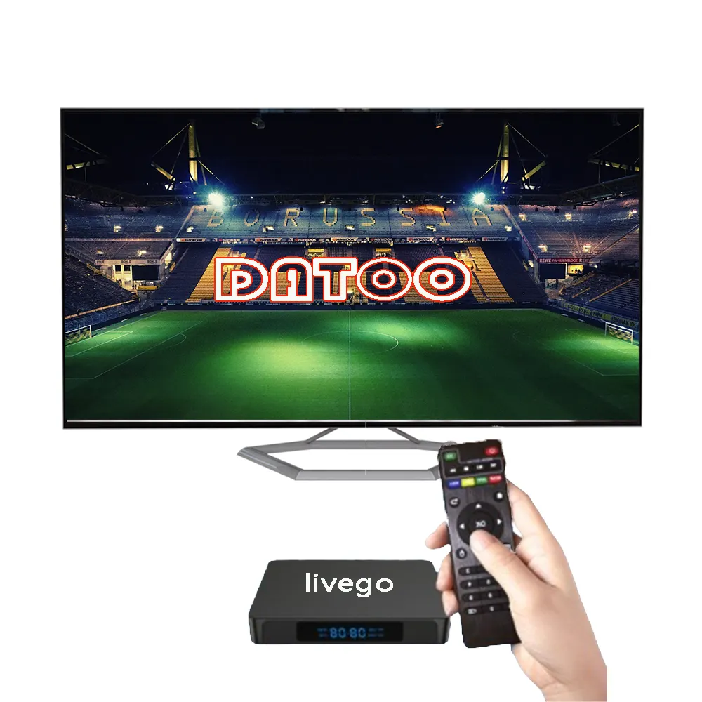 X96Q Pro kararlı 4K Livego Android TV kutusu akıllı TV ücretsiz örnek Datoo canlı TV akıllı oyuncu ömrü