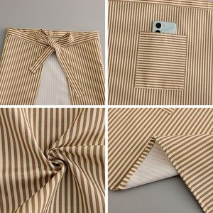 Women's Bamboo Cotton Waist Work <b>Apron</b> Breathable Eco-Friendly Customizable Thin Design Korean Style Anti-fouling Durable Home - Product Image 2