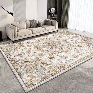 Hiện Đại Thanh Lịch Trang Trí Nội Thất Khu Vực Thảm Và Phòng Khách Thảm Máy Làm 100% Polypropylene Đệm Không Trượt Có Thể Đảo Ngược - Product Image 1