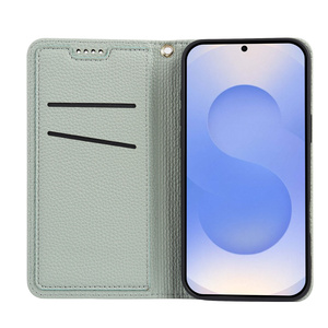 Funda de teléfono de cuero móvil para <span class=keywords><strong>Samsung</strong></span> <span class=keywords><strong>Galaxy</strong></span> S25 Ultra S24 FE S22 S21 S20 S23 Plus, gran oferta magnética, bolsas tipo billetera con soporte - Product Image 5