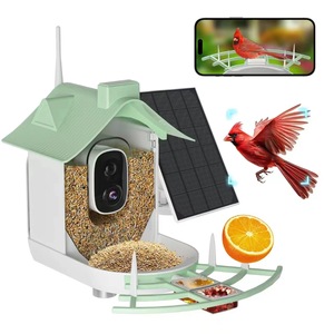 Mangeoire à oiseaux intelligente, étanche, pour l'extérieur, avec reconnaissance des oiseaux, application <span class=keywords><strong>VicoHome</strong></span>, outil de jardin - Product Image 3