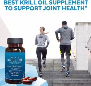 Индивидуальный логотип для улучшения здоровья мозга, Антарктическое масло криля с Омега-3 - Product Image 4