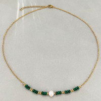 Abakus-Perlen Kristall-Halskette Heilende Naturstein Feiner Schmuck Halsketten Perlen Mode-Ketten Halsketten Edelstein-Schmuck