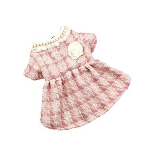 Perlen halsband Prinzessin Haustier Kleid Kleidung für Hunde Katzen Prinzessin Hund Kleider Haustier Katze Rock Hund Kleidung Hemd Kostüm - Product Image 4