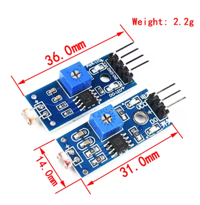 3-poliges 4-poliges lichte mpfindliches Helligkeits widerstands <span class=keywords><strong>sensor</strong></span> modul Licht intensität detektion Lichte mpfindliches Widerstands modul für <span class=keywords><strong>Arduino</strong></span> - Product Image 6
