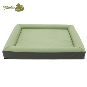 Letto <span class=keywords><strong>per</strong></span> <span class=keywords><strong>Cani</strong></span> Ortopedico di Lusso in Morbido Tessuto di Cotone con Schiuma, Rettangolare - Product Image 3