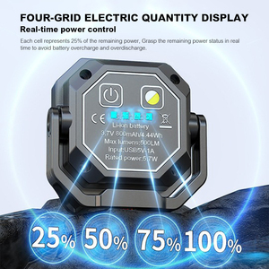 Lampu Kerja Mini Abs Isi Ulang Portabel Tahan Air Magnetik COB <span class=keywords><strong>Led</strong></span> Lampu Camping Gantungan Kunci Senter Gantungan Kunci - Product Image 4