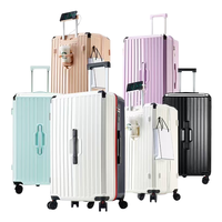 De la Chine Voyage d'affaires Noir Prêt Marchandises de Suit Case Set Smart Hard Trolley Bag 30 32 pouces Plus grande valise Bagages