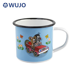 <span class=keywords><strong>Tazas</strong></span> de Café de Esmalte Personalizadas al por Mayor, Impresas por el Fabricante de Esmalte, <span class=keywords><strong>Tazas</strong></span> de Esmalte <span class=keywords><strong>para</strong></span> Camping - Product Image 4