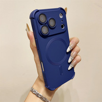 Coque Magnétique Antichoc Premium avec Chargement Sans Fil pour iPhone 17 Air 16 15 14 13 12 Pro Max – Housse en Silicone Souple Type Armure