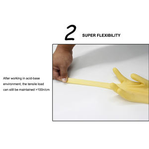 قفازات أمان من المطاط الطبيعي مطلية بالنيوبرين مقاومة للإنزلاق مقاومة للماء قفازات إطالة سميكة من اللاتكس للعمل الصناعي - Product Image 4