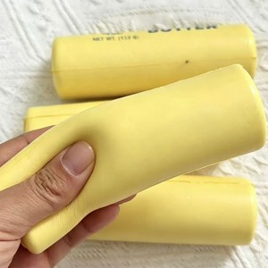Round Butter Stick <b>Squishy</b> Soft Squeeze Stress Relief Toy Funny Sensory Decompression Toy for Adults & Kids - Product Image 3