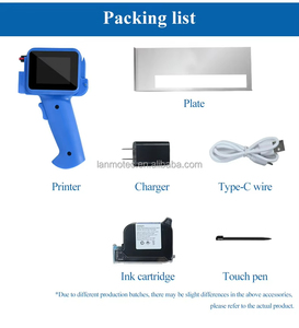 เครื่องพิมพ์อิงค์เจ็ทขนาด12.7มม. แบบพกพาใหม่เครื่องพิมพ์รหัสแบบแบทช์มือถือสำหรับขวดสามารถพิมพ์ด้วยมอเตอร์ด้วยตนเองใหม่ - Product Image 6