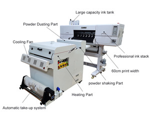 เครื่องพิมพ์ DTF 60cm แบบ DIY เครื่องเชคเกอร์แบบปรับแต่งเสื้อผ้าอิงค์เจ็ท - Product Image 3