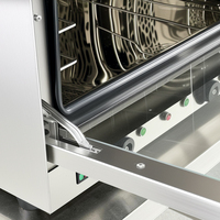 Nuevo Horno de Convección de Acero Inoxidable para Uso Comercial en Restaurantes, Alta Productividad, Modelo Industrial de 5 Bandejas