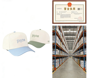 Casquettes de baseball personnalisées à 5 panneaux avec logo brodé et design bicolore, directement de l'usine avec contrôle qualité strict et e-commerce pour optimiser les profits - Product Image 5