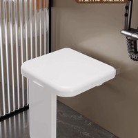 Siège de douche pliant mural en acier inoxydable conforme ADA (US/UE) 2026, design invisible, sécurité handicapés, à base d'urée-formaldéhyde