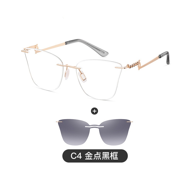 Gold Frame /Black Lens
